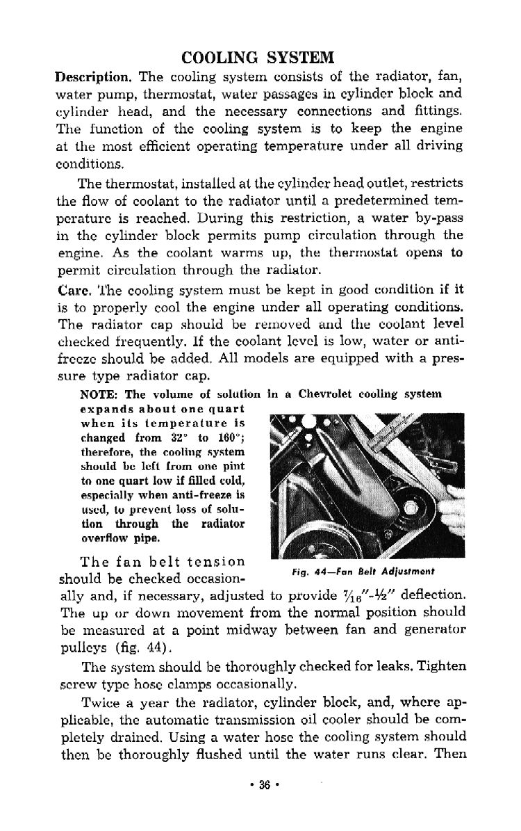 1956 Chevrolet Trucks Operators Manual Page 27